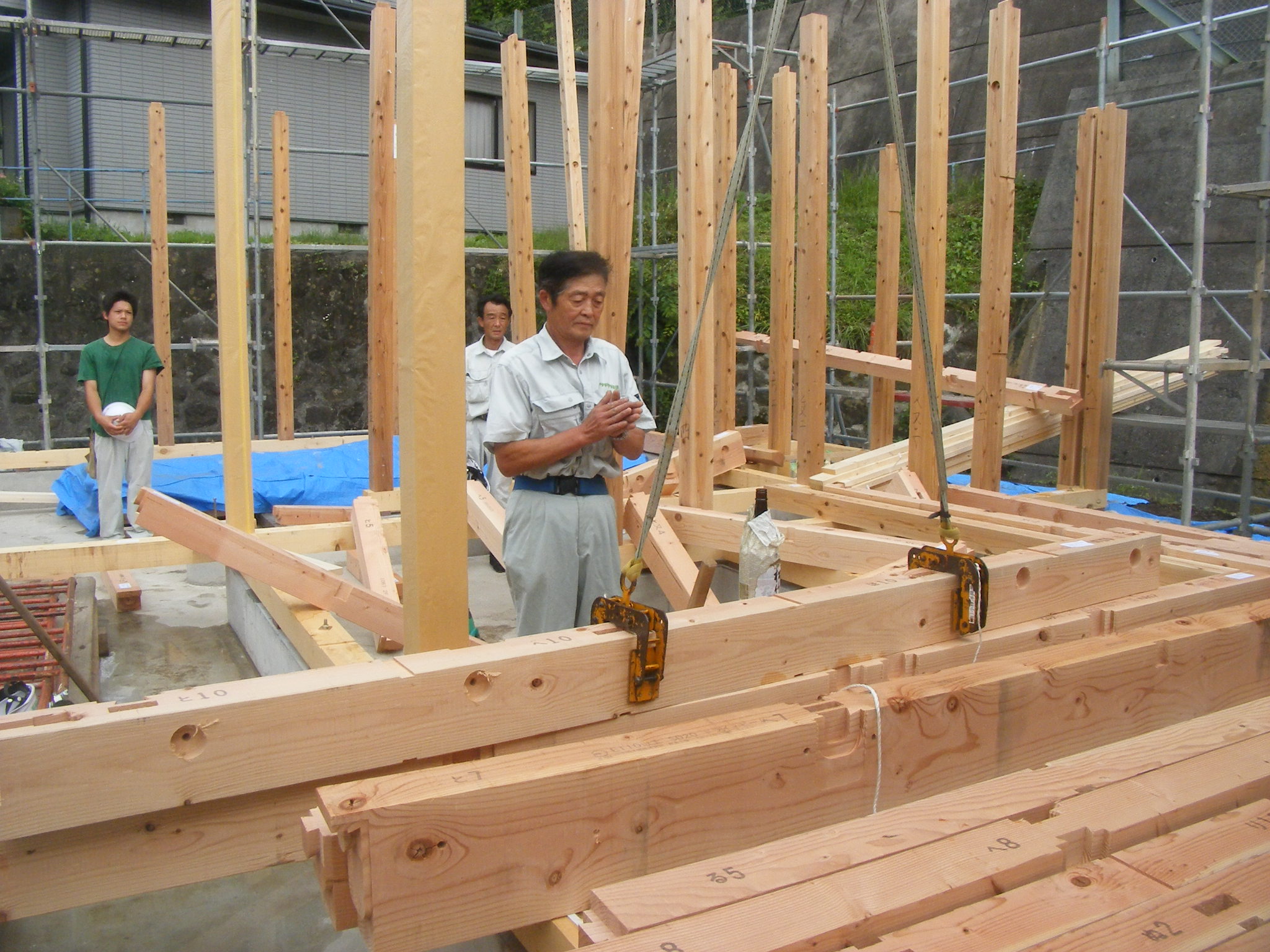 建て方工事－倉井