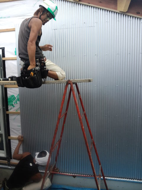 外部塗装作業