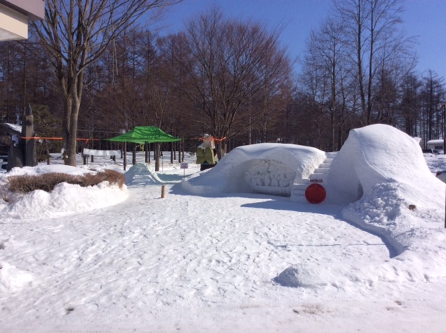 雪像現る!