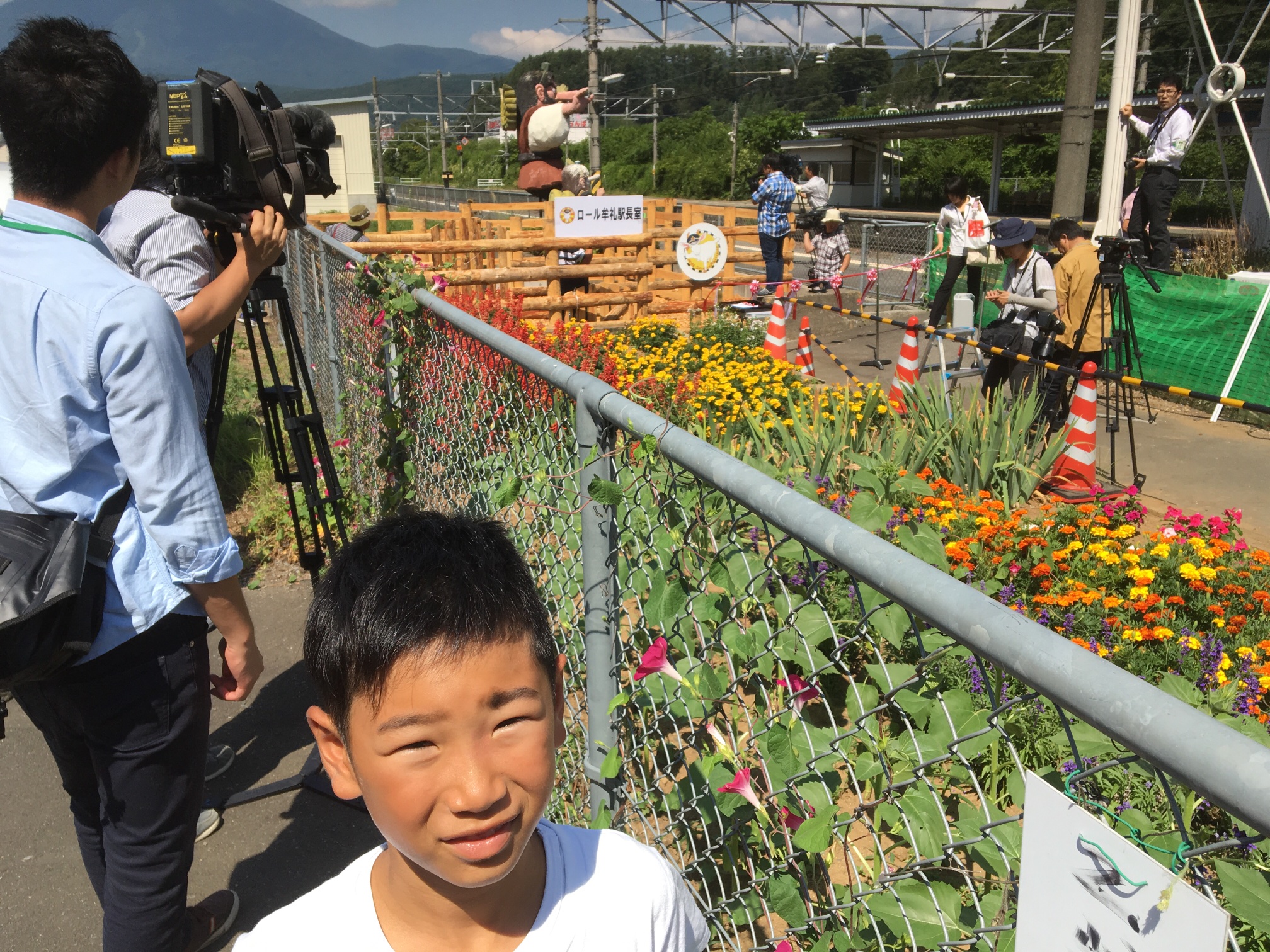 ロール駅長就任式
