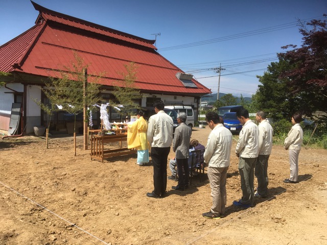 I様邸 新築工事 地鎮祭