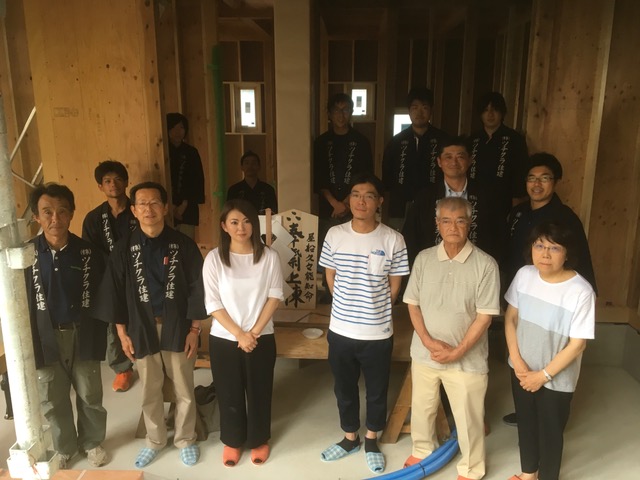 建て方～上棟式